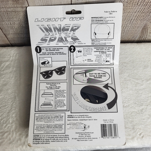 Inner Space Light Up Glasses. - Picture 3 of 3